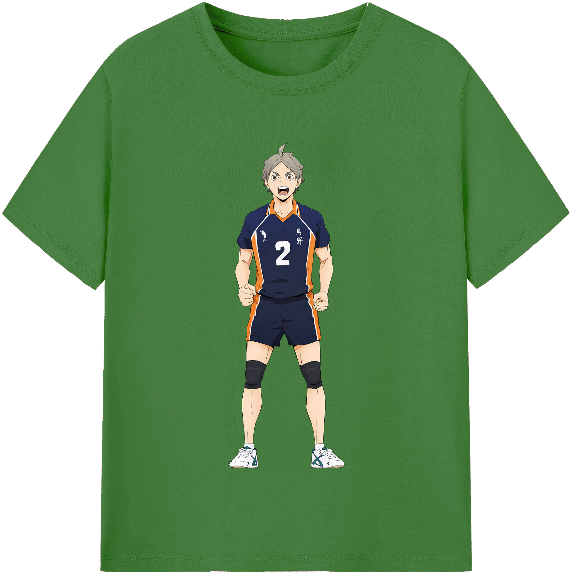 （画像用） ハイキュー!! Haikyu!! レディースカジュアルプリントTシャツ（綿100％）